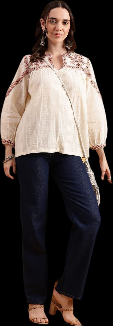 Block Print Long Kurti